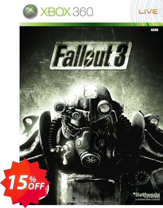Fallout 3 Xbox 360 - Digital Code Coupon code 15% discount 