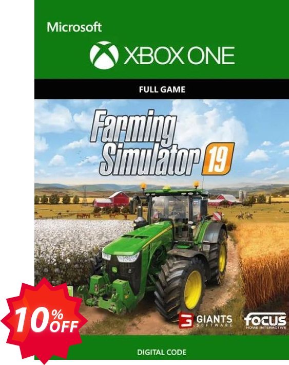 Farming Simulator 19 Xbox One Coupon code 10% discount 