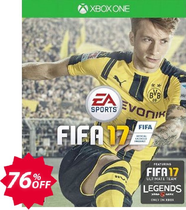 FIFA 17 Xbox One - Digital Code Coupon code 76% discount 