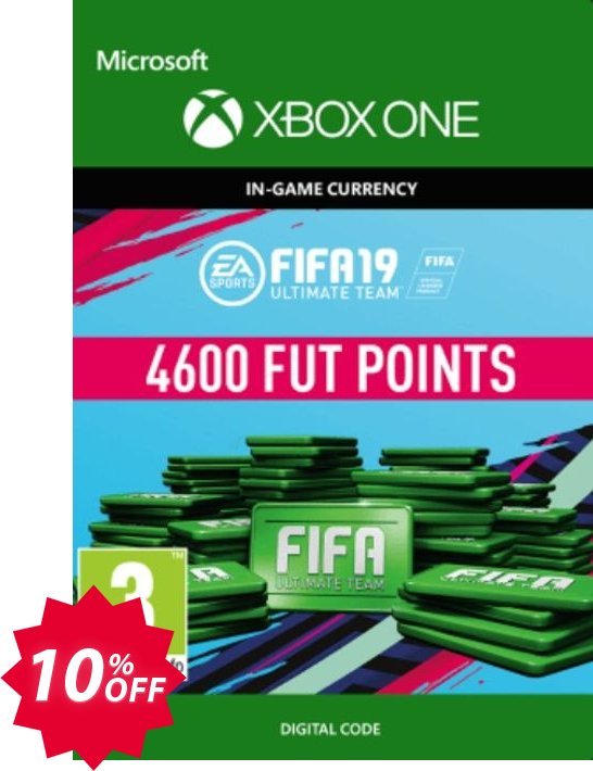 Fifa 19 - 4600 FUT Points, Xbox One  Coupon code 10% discount 