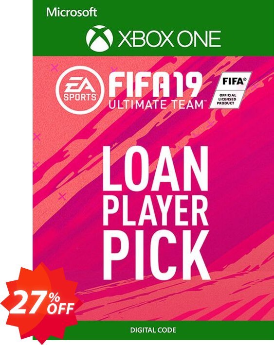 FIFA 19 Ultimate Team Loan Player Pick Xbox One Coupon code 27% discount 