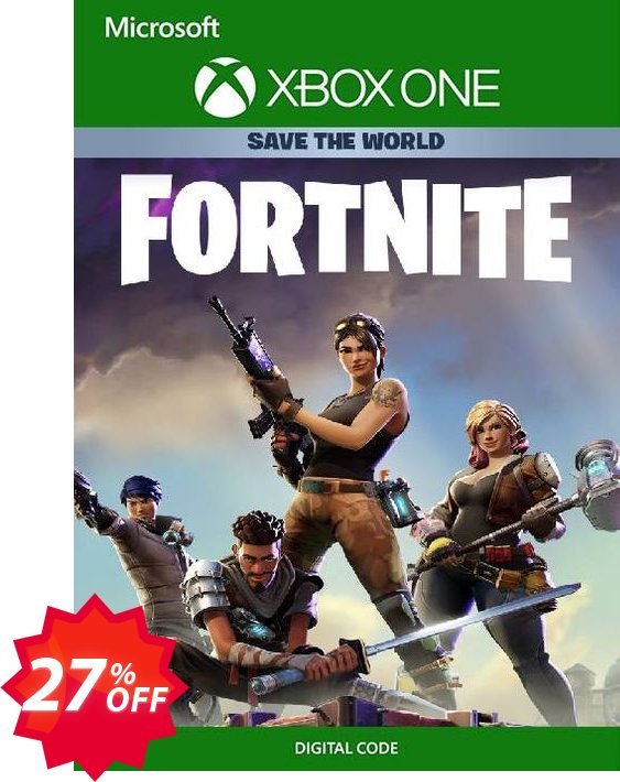 Fortnite: Save the World Standard Founders Pack Xbox One Coupon code 27% discount 