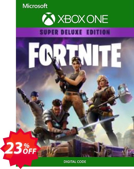 Fortnite - Super Deluxe Founders Pack Xbox One Coupon code 23% discount 