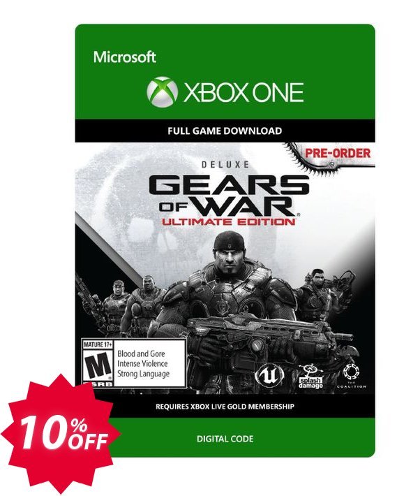 Gears of War: Ultimate Edition Deluxe Xbox One - Digital Code Coupon code 10% discount 