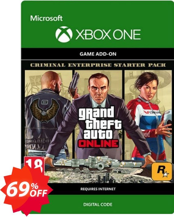 Grand Theft Auto, GTA V Criminal Enterprise Starter Pack DLC Xbox One Coupon code 69% discount 