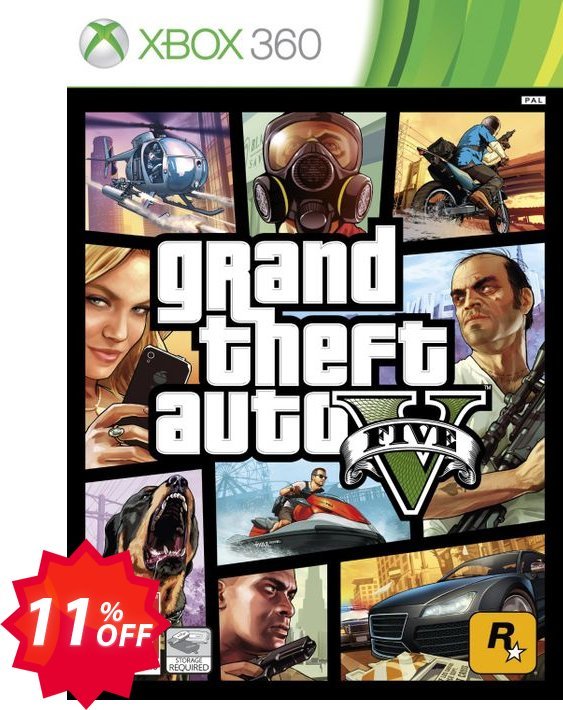 Grand Theft Auto V 5 Xbox 360 - Digital Code Coupon code 11% discount 