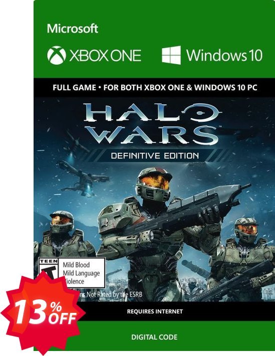 Halo Wars Definitive Edition Xbox One/PC Coupon code 13% discount 