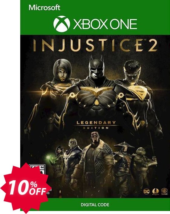 Injustice 2: Legendary Edition Xbox One Coupon code 10% discount 