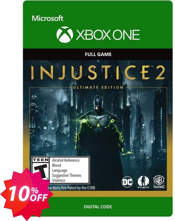 Injustice 2 Ultimate Edition Xbox One Coupon code 10% discount 