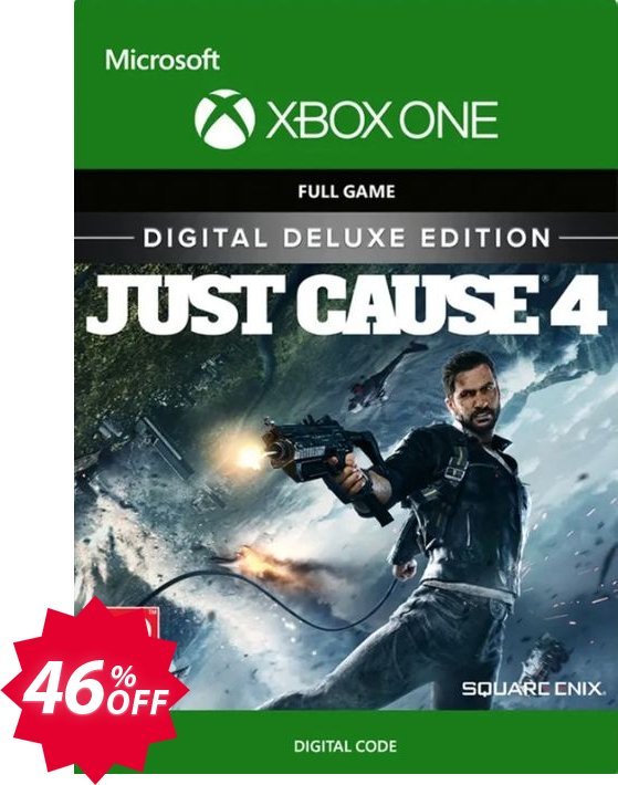 Just Cause 4 Deluxe Edition Xbox One Coupon code 46% discount 