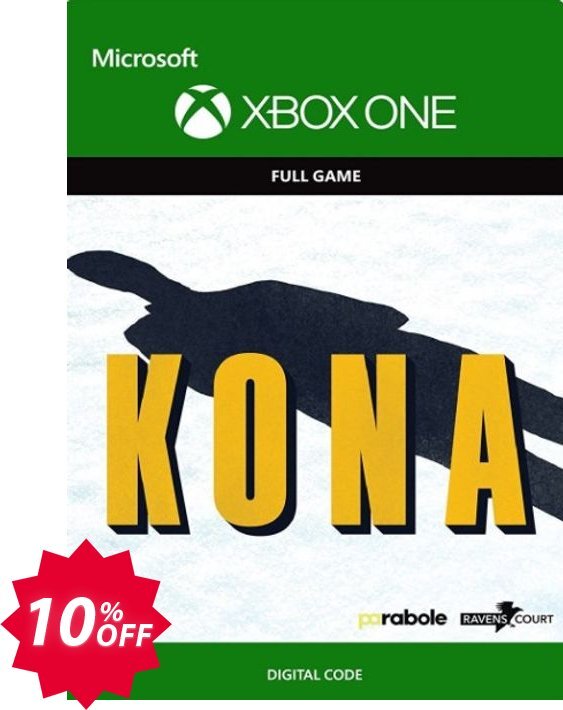 Kona Xbox One Coupon code 10% discount 