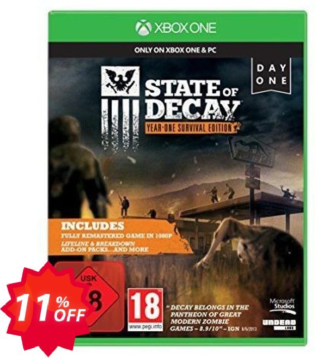 State of Decay: Year-One Survival Edition Xbox One - Digital Code Coupon code 11% discount 