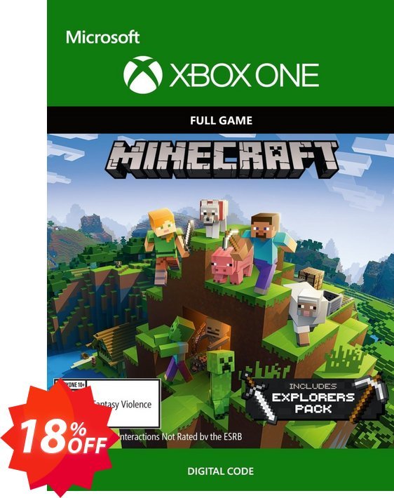 Minecraft Explorers Pack - Xbox One Coupon code 18% discount 