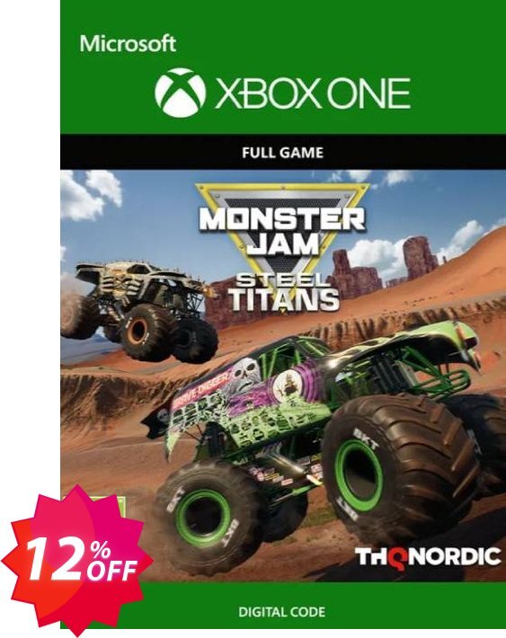 Monster Jam Steel Titans Xbox One Coupon code 12% discount 