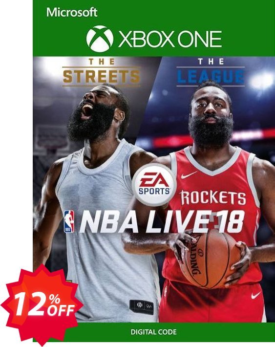 NBA Live 18 Xbox One Coupon code 12% discount 