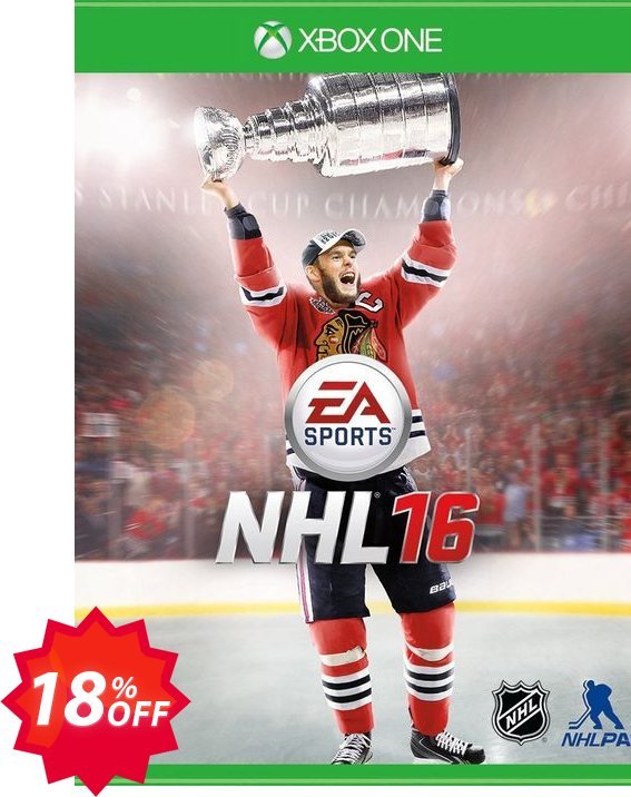 NHL 16 - Xbox One Coupon code 18% discount 