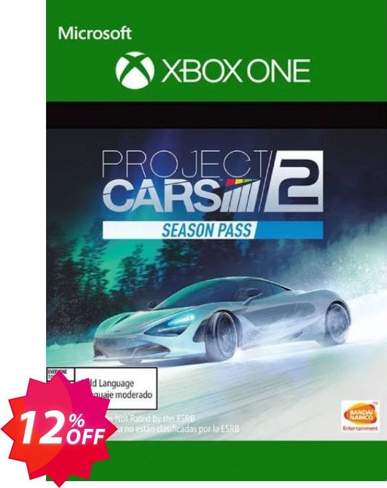 Project Cars 2 - Season Pass Xbox One Coupon code 12% discount 