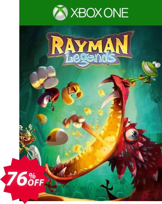 Rayman Legends Xbox One, UK  Coupon code 76% discount 