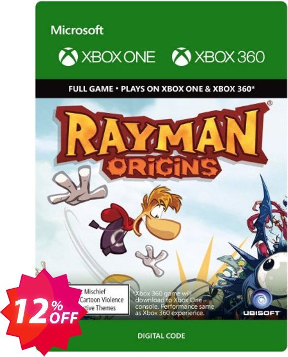 Rayman Origins - Xbox 360 / Xbox One Coupon code 12% discount 
