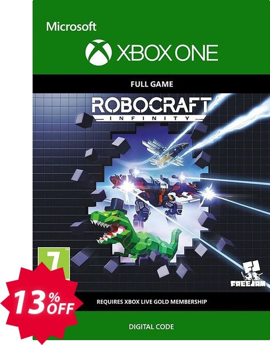 Robocraft Infinity Xbox One Coupon code 13% discount 