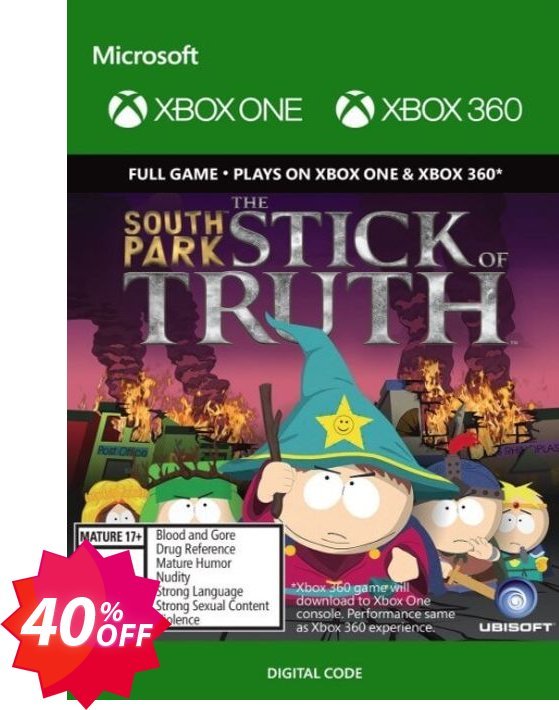 South Park The Stick of Truth - Xbox 360 / Xbox One Coupon code 40% discount 