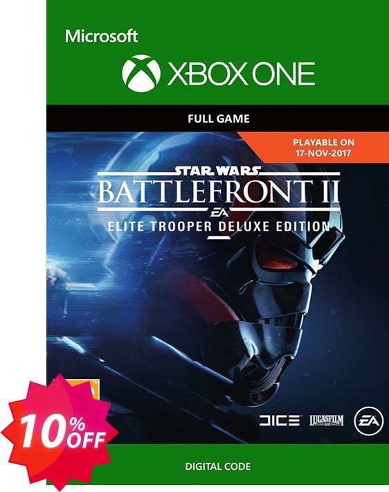 Star Wars Battlefront 2: Elite Trooper Deluxe Edition Xbox One Coupon code 10% discount 