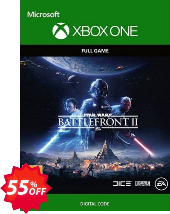 Star Wars Battlefront II Xbox One, US  Coupon code 55% discount 
