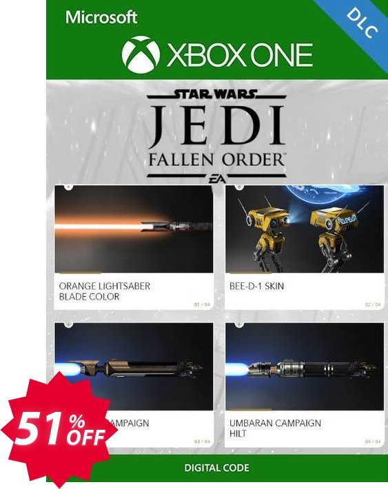 Star Wars Jedi: Fallen Order DLC Xbox One Coupon code 51% discount 