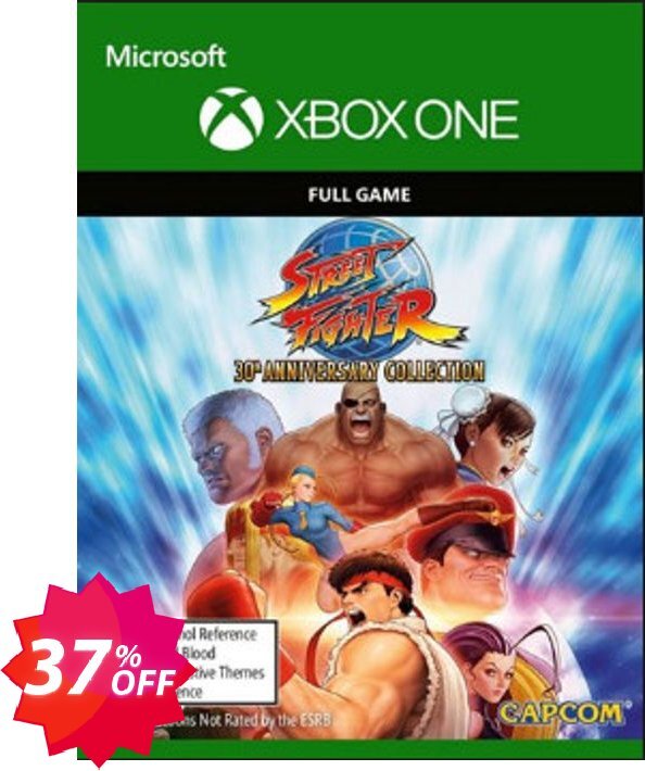 Street Fighter 30th Anniversary Collection Xbox One Coupon code 37% discount 