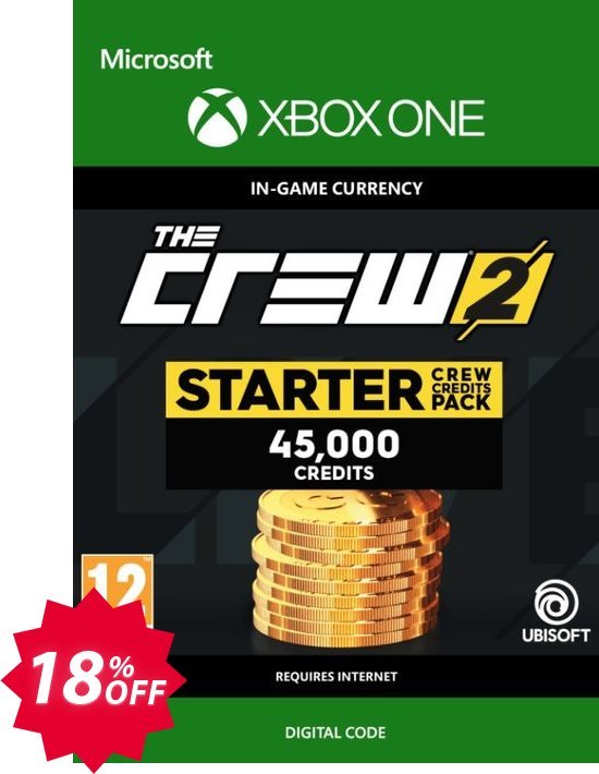 The Crew 2 Starter Crew Credits Pack Xbox One Coupon code 18% discount 