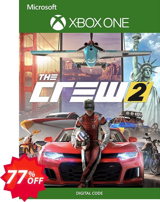 The Crew 2 Xbox One Coupon code 77% discount 