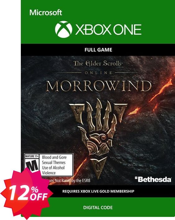The Elder Scrolls Online Morrowind Xbox One Coupon code 12% discount 