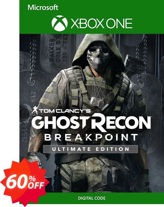 Tom Clancy's Ghost Recon Breakpoint Ultimate Edition Xbox One, UK  Coupon code 60% discount 