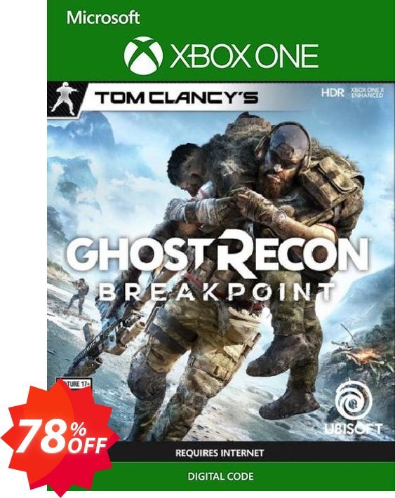 Tom Clancy's Ghost Recon Breakpoint Xbox One, US  Coupon code 78% discount 