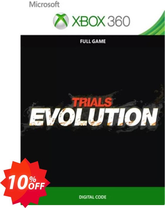 Trials Evolution Xbox 360 Coupon code 10% discount 