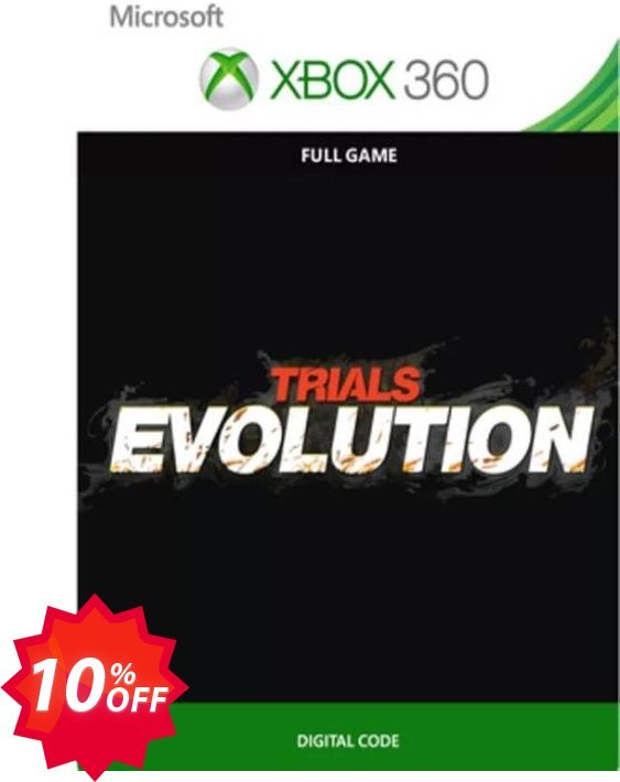 Trials Evolution Xbox 360 Coupon code 10% discount 