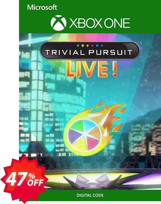 Trivial Pursuit Live! Xbox One, UK  Coupon code 47% discount 