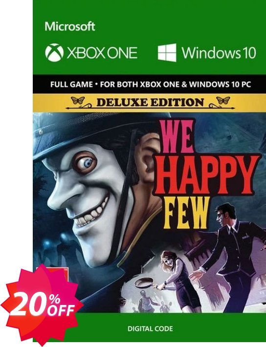 We Happy Few Deluxe Edition Xbox One / PC Coupon code 20% discount 