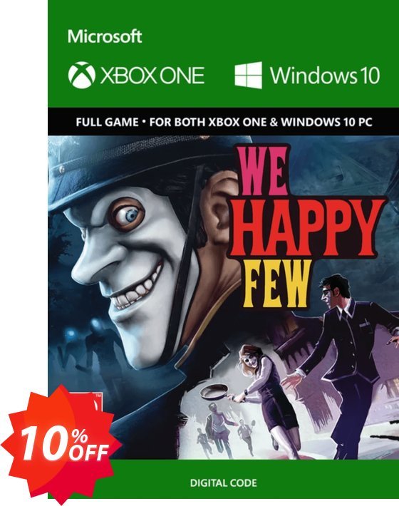 We Happy Few Xbox One / PC Coupon code 10% discount 