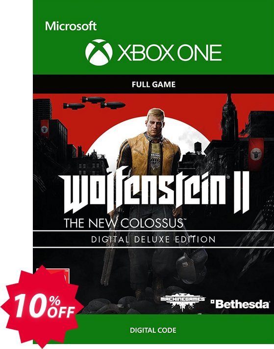 Wolfenstein 2: The New Colossus Digital Deluxe Edition Xbox One Coupon code 10% discount 
