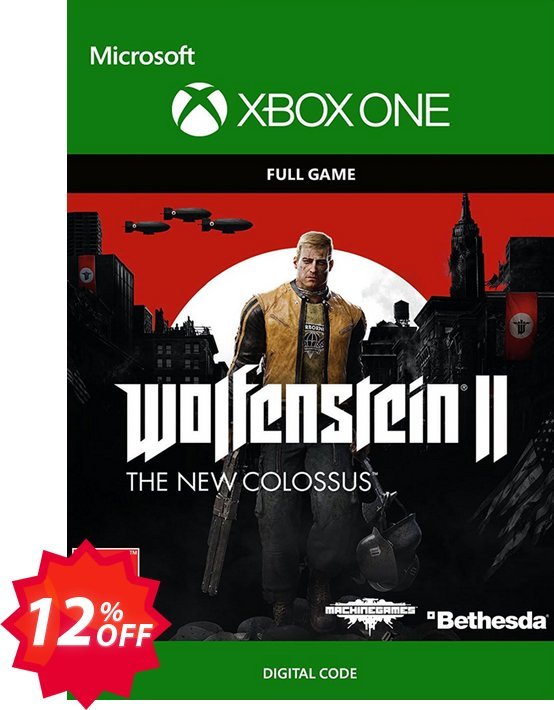 Wolfenstein 2: The New Colossus Digital Standard Edition Xbox One Coupon code 12% discount 