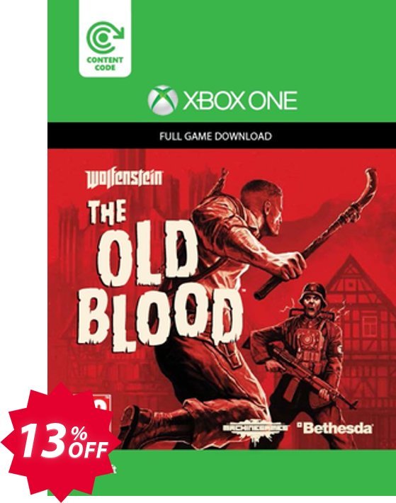 Wolfenstein: The Old Blood Xbox One - Digital Code Coupon code 13% discount 