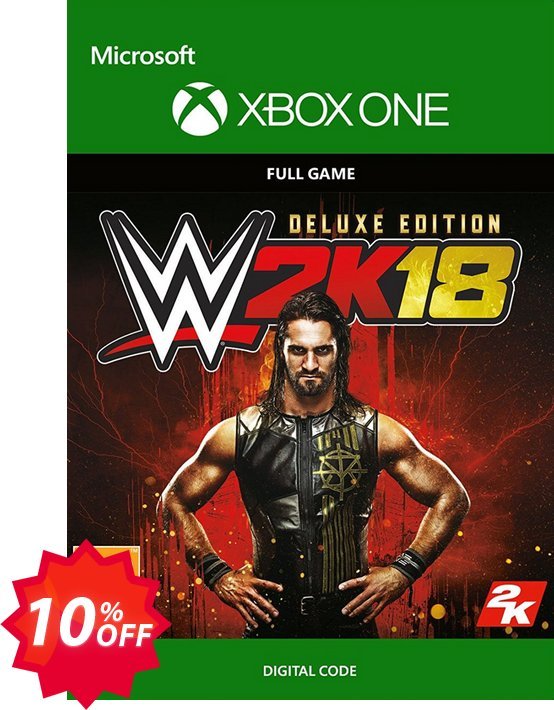 WWE 2K18 Deluxe Edition Xbox One Coupon code 10% discount 