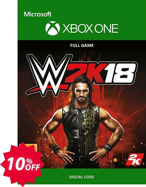WWE 2K18 Xbox One Coupon code 10% discount 