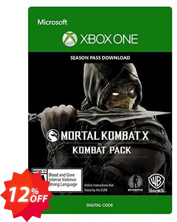 Mortal Kombat X Season Pass Xbox One - Digital Code Coupon code 12% discount 