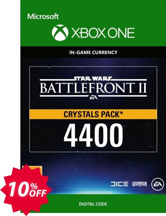 Star Wars Battlefront 2: 4400 Crystals Xbox One Coupon code 10% discount 