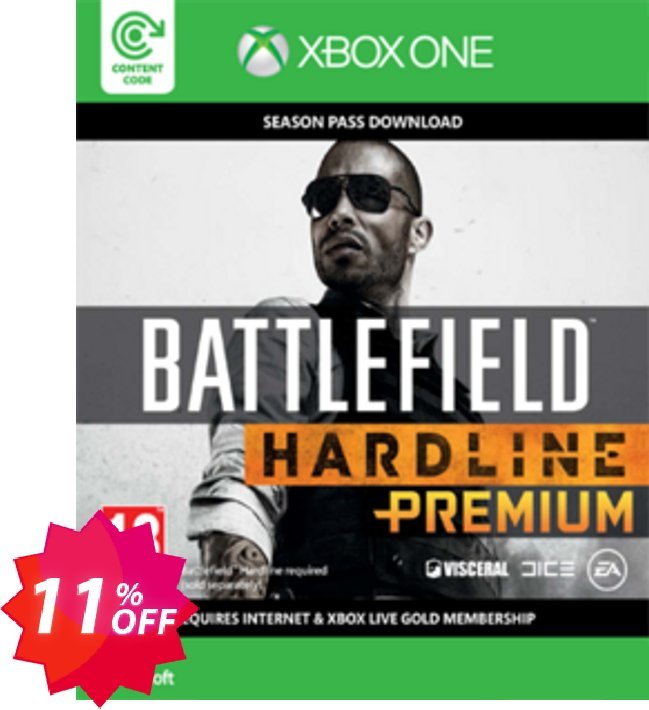 Battlefield Hardline Premium Xbox One Coupon code 11% discount 
