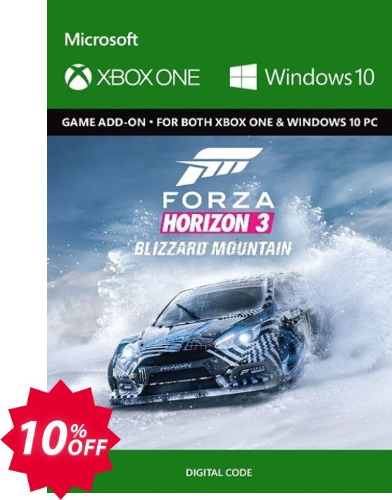 Forza Horizon 3: Blizzard Mountain Expansion Pack Xbox One Coupon code 10% discount 