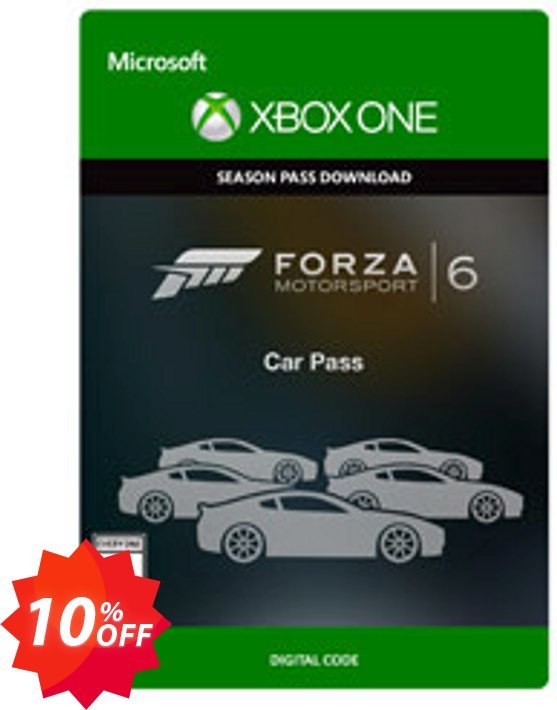 Forza Motorsport 6 Car Pass Xbox One - Digital Code Coupon code 10% discount 