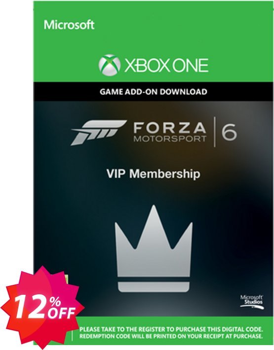 Forza Motorsport 6 VIP Membership Xbox One - Digital Code Coupon code 12% discount 